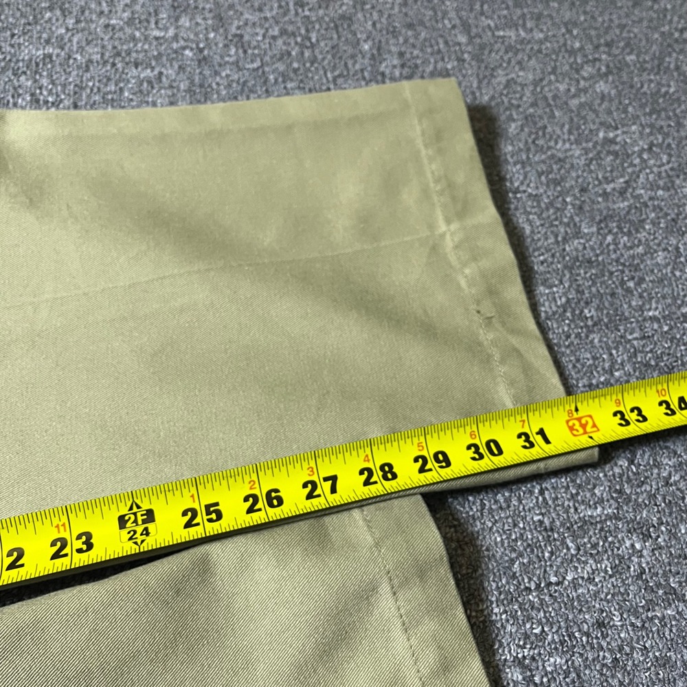 Vintage Dickies 874 Work Pants 38x32 Khaki Tan Chino Made in USA 90s - Picture 10 of 10